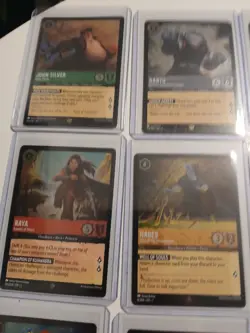 Lot of 69 DISNEY LORCANA Cards TCG EN-1 First Edition w/ Rares and Super Rares++ - Image 2