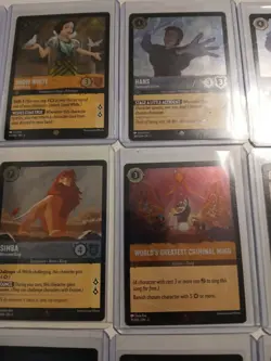Lot of 69 DISNEY LORCANA Cards TCG EN-1 First Edition w/ Rares and Super Rares++ - Image 3