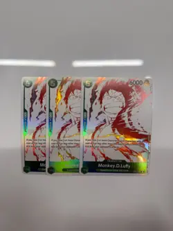 3x Monkey.D.Luffy OP07-033 - 3rd Anniversary Treasure Campaign Pack Promo - Image 1
