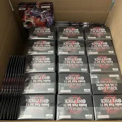 OP16 Double Pack Lot The Time of Battle Set 11 One Piece TCG Lot of X15 English - Image 1
