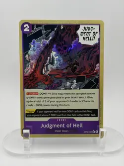 One Piece Judgment of Hell OP02-089 - Paramount War Event NM ENGLISH - Image 1
