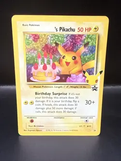 Pokemon TCG Birthday Pikachu Celebrations Classic Collection Promo Card #24 F - Image 1