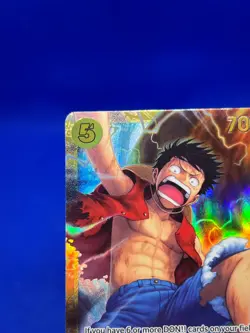 One Piece Adventure on Kami’s Island Monkey D Luffy OP15-119 Secret Rare SEC NM - Image 3
