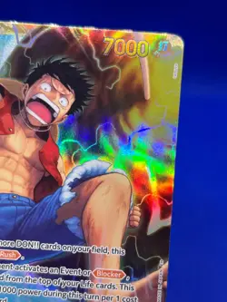 One Piece Adventure on Kami’s Island Monkey D Luffy OP15-119 Secret Rare SEC NM - Image 4