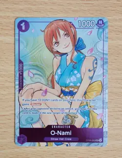 O-Nami OP05-062 Full Art - One Piece Illustration Box Vol. 1 English Holo Promo - Image 1