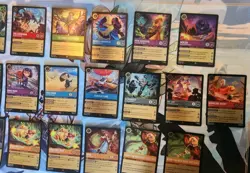 Disney Lorcana Wilds Unknown Rare Super Rare Legendary Cold Foil Lot x22 - Image 3