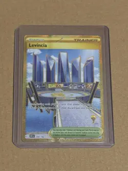 Pokemon TCG Trainer Card Levincia Stadium Gold, 244/182 Destined Rivals - Image 1