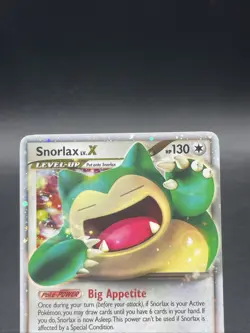 Snorlax LV.X 111/111 Rising Rivals Ultra Rare Holo Pokemon TCG Card English Lp - Image 2