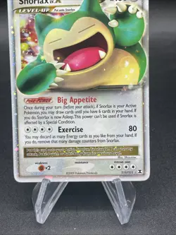 Snorlax LV.X 111/111 Rising Rivals Ultra Rare Holo Pokemon TCG Card English Lp - Image 3