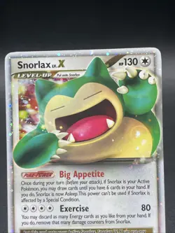 Snorlax LV.X 111/111 Rising Rivals Ultra Rare Holo Pokemon TCG Card English Lp - Image 4