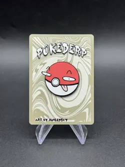 Pokederp Halloween Zombie Croc Holo Totodile 4/36 Custom Derpy Card - Image 2