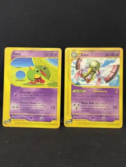 Natu and Xatu 35/144 Skyridge Regular Cards Pokemon TCG, LP+, BOTH INCLUDED - Image 1