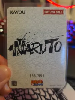 Naruto Kayou Serialized Promo Card Naruto Uzumaki 188/999 - Image 2