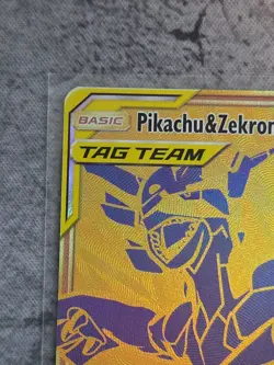 Pokemon TCG Pikachu & Zekrom GX Sun & Moon SM248 Holo Promo Card NM - Image 3