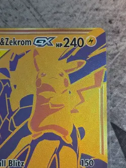 Pokemon TCG Pikachu & Zekrom GX Sun & Moon SM248 Holo Promo Card NM - Image 4