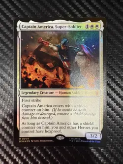 Captain America, Super-Soldier 09 NM MTG Marvel Super Heroes Magic - Image 1