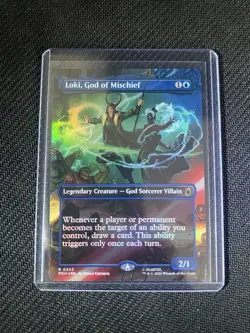Loki, God of Mischief (Borderless) Marvel Super Heroes Foil - Image 1