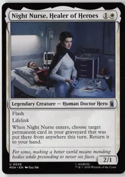 Night Nurse, Healer of Heroes (26) - Normal - Marvel Super Heroes (MSH) - NM - Image 1