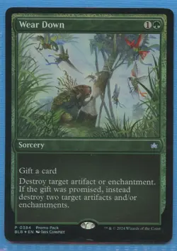MTG: PROMO PACK: Bloomburrow: Wear Down: FOIL - Image 1