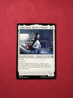 Night Nurse, Healer Of Heroes - Marvel Super Heroes MSH MTG Magic Gathering #26 - Image 1