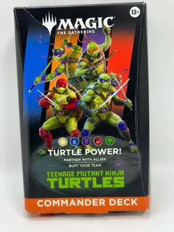 Magic The Gathering Teenage Mutant Ninja Turtles Turtle Power! Commander Deck - Image 1