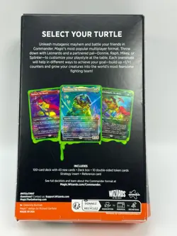 Magic The Gathering Teenage Mutant Ninja Turtles Turtle Power! Commander Deck - Image 2