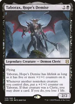 TABORAX, HOPE'S DEMISE mtg NM-M Zendikar Rising 1 Rare - Image 1
