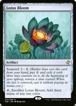 X 1 Lotus Bloom NM-M Time Spiral Remastered 270 Magic The Gathering - Image 1