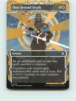 Duty Beyond Death - U4 - MTG - Secrets of Strixhaven: Mystical Archive (SOA) - Image 1