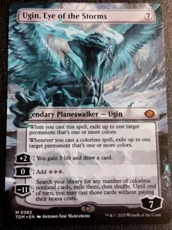 Ugin, Eye of the Storms (Borderless) Tarkir: Dragonstorm - Near Mint - Image 1