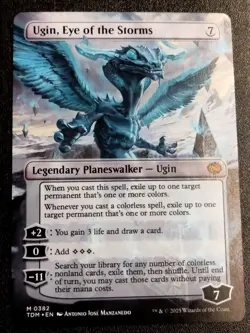 Ugin, Eye of the Storms (Borderless) Tarkir: Dragonstorm - Near Mint - Image 2