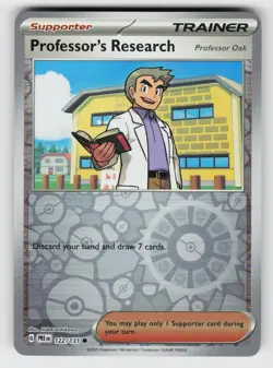 Professor's Research 122/131 Prismatic Evolutions Reverse Holo NM/M Pokemon - Image 1