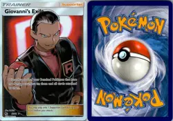 Giovanni's Exile 67/68 Ultra Rare Hidden Fates Pokemon Near Mint - Image 1
