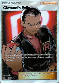 Giovanni's Exile 67/68 Ultra Rare Hidden Fates Pokemon Near Mint - Image 2