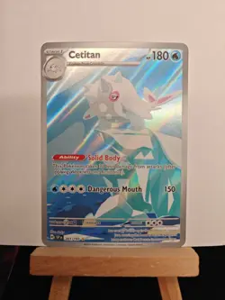 Pokemon Cetitan 201/191 Illustration Rare SV08: Surging Sparks Full Art - Image 1