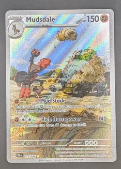 Mudsale 175/162 Illustration Rare Holo Temporal Forces Pokemon - Image 1