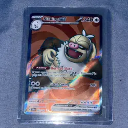 Pokemon Slaking EX SV8 227/191 Ultra Rare Full Art Holo 340 HP English - Image 1