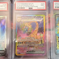 Pokemon TCG PSA Graded 5-Card Lot - Unown V, Mask Ogerpon ex, Melony - Image 3