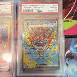 Pokemon TCG PSA Graded 5-Card Lot - Unown V, Mask Ogerpon ex, Melony - Image 4