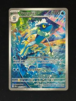 Pokemon Frogadier 089/086 Me04: Chaos Rising Holo (NM Pack Fresh) - Image 1