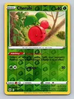 Cherubi 012/172 Common Brilliant Stars Pokemon Reverse Holo NM - Image 1