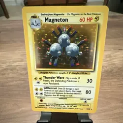 Wizards of the Coast Magneton 9/102 Base Set Holo 1999 Unlimited - Image 1