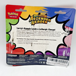Pokemon Mega Evolution Ascended Heroes 2-Pack Blister Larry’s Komala - Image 3