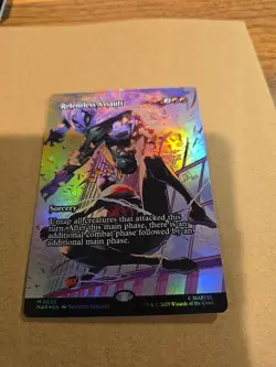Relentless Assault (Borderless) - (FOIL) - Marvel's Spiderman (MAR) - MTG - Image 2