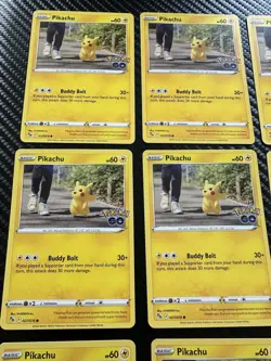 Pikachu 027/078 Pokemon GO Regular NM Common Pokemon Card - Image 2