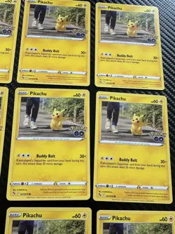 Pikachu 027/078 Pokemon GO Regular NM Common Pokemon Card - Image 3