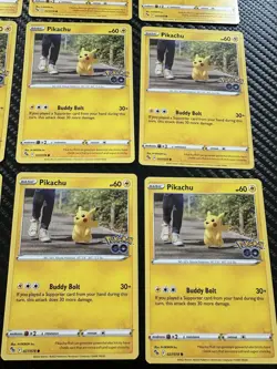 Pikachu 027/078 Pokemon GO Regular NM Common Pokemon Card - Image 4