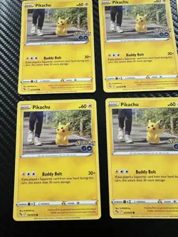 Pikachu 027/078 Pokemon GO Regular NM Common Pokemon Card - Image 5
