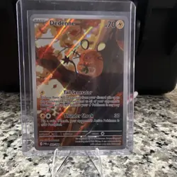Pokemon TCG Dedenne Surging Sparks 093/088 Illustration Rare Holo 70 HP ENG 2025 - Image 1
