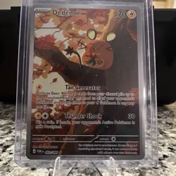 Pokemon TCG Dedenne Surging Sparks 093/088 Illustration Rare Holo 70 HP ENG 2025 - Image 3